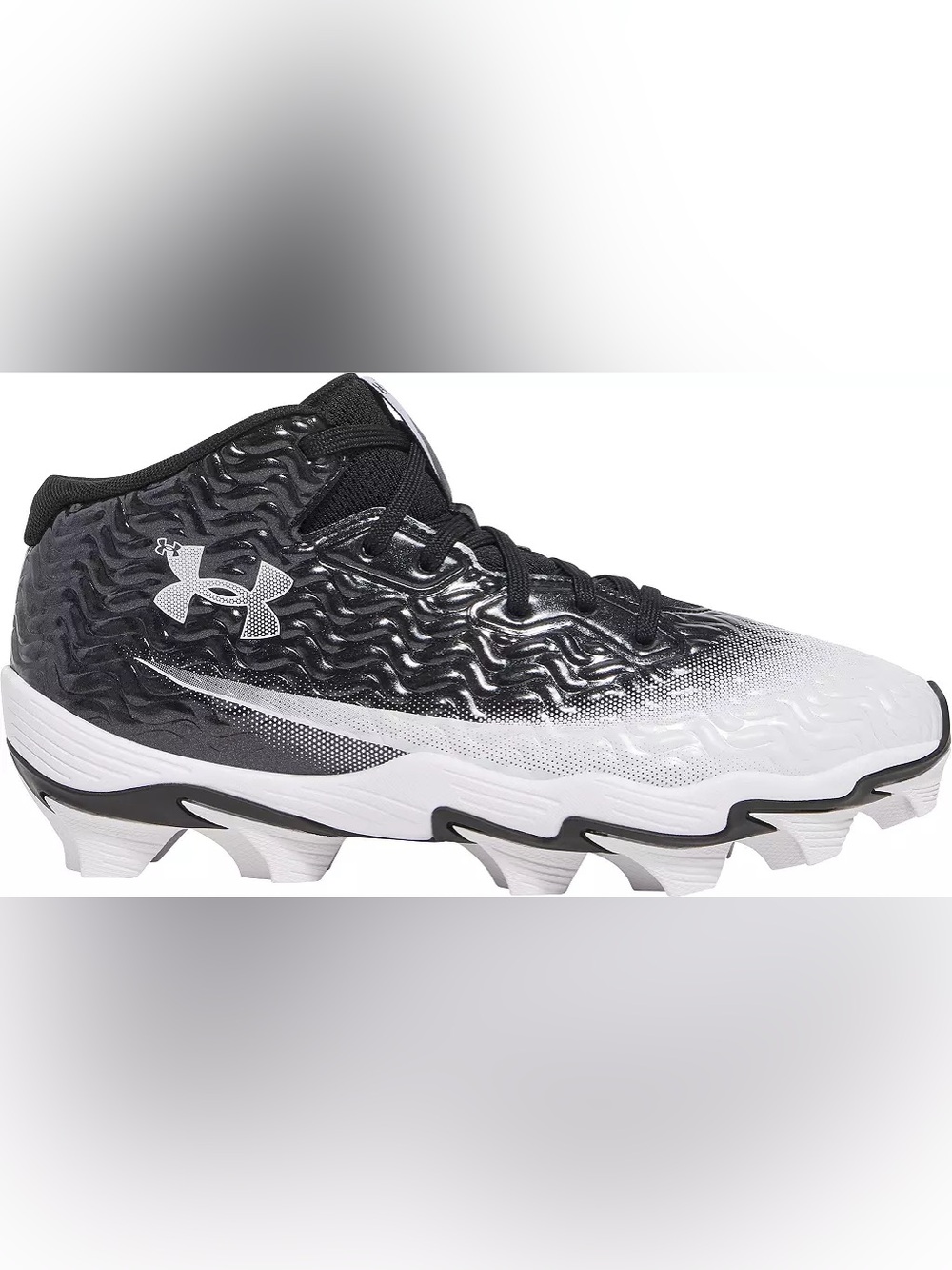Under Armour Spotlight Hammer MC Football Cleats in black size 4Y
